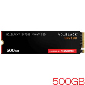 �E�G�X�^���f�W�^�� WDS500G4X0E [WD_BLACK SN7100 NVMe SSD�i500GB M.2(2280) PCIe Gen4 x4 NVMe 3D TLC 300TBW 5�N�ۏ؁j]