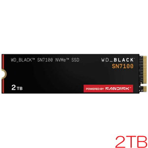 �E�G�X�^���f�W�^�� WDS200T4X0E [WD_BLACK SN7100 NVMe SSD�i2TB M.2(2280) PCIe Gen4 x4 NVMe 3D TLC 1200TBW 5�N�ۏ؁j]