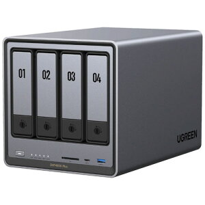UGREEN DXP4800 Plus [NASync 4�x�C NAS Pentium Gold 8505 8GB������ 10GbE�{2.5GbE M.2x2 HDMI�o�� SD�X���b�g]