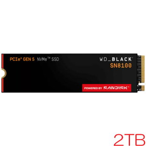 �T���f�B�X�N WDS200T1X0M [WD_BLACK SN8100 NVMe SSD�i2TB M.2(2280) PCIe Gen5 x4 NVMe 3D TLC 1200TBW 5�N�ۏ؁j]