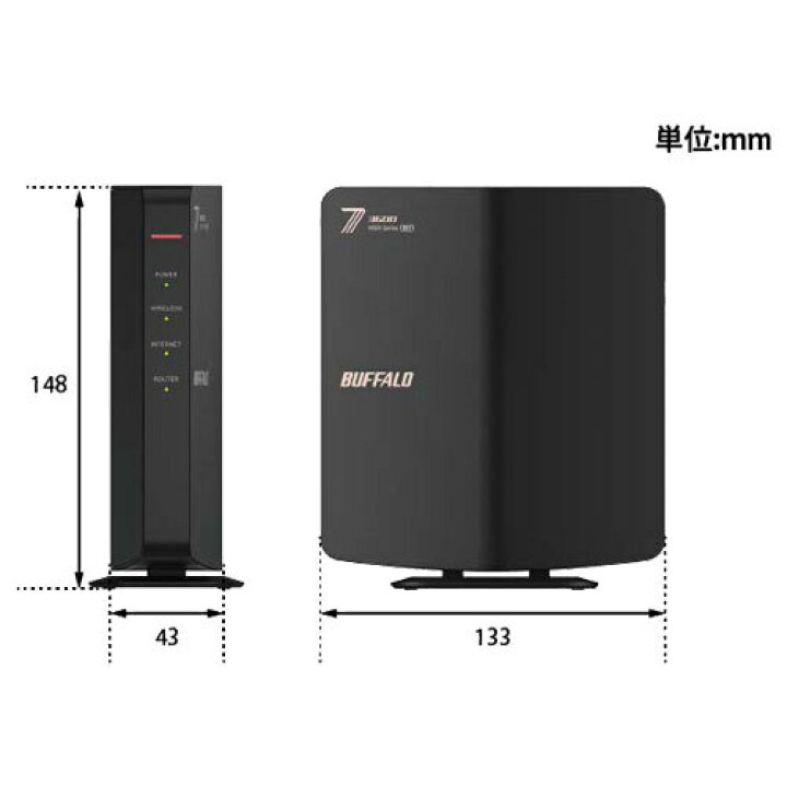 楽天市場】バッファロー BUFFALO Wi-Fiルーター WSR3600BE4P/DBK [Wi 