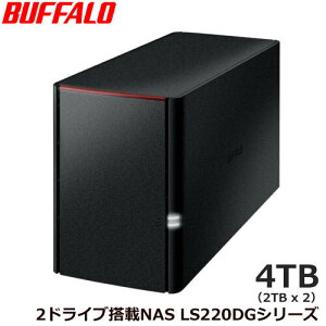 �o�b�t�@���[ LinkStation LS220DG�V���[�Y [RAID�@�\���� �l�b�g���[�N�Ή�HDD 2TB/4TB/6TB/8TB/12TB]