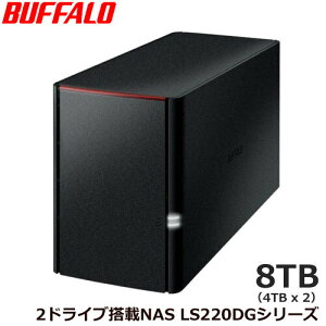 �o�b�t�@���[ LinkStation LS220DG�V���[�Y [RAID�@�\���� �l�b�g���[�N�Ή�HDD 2TB/4TB/6TB/8TB/12TB]