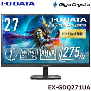 �Q�[�~���O���j�^�[ �A�C�E�I�[�E�f�[�^ EX-GDQ271UA [GigaCrysta 275Hz��WQHD�Ή� 27�^�Q�[�~���O���j�^�[]