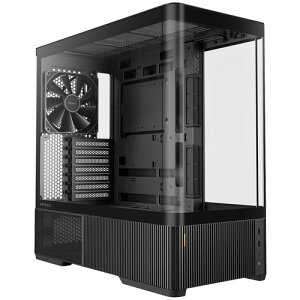ANTEC ATX �~�h���^���[�P�[�X C6 Curve Air �s���[���X �w�ʃR�l�N�^�Ή� 3×PWM�t�@������ �u���b�N