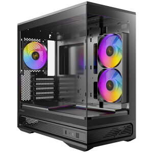 ANTEC Micro-ATX �~�j�^���[�P�[�X Constellation C2M ARGB 3×ARGB�t�@������ �u���b�N