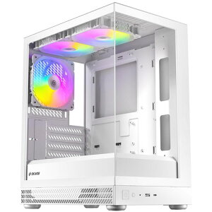 Okinos Aqua UNO Polar (White) [mATX�~�h���^���[�P�[�X Aqua UNO �s���[���X 3×120mm ARGB�t�@���t��]