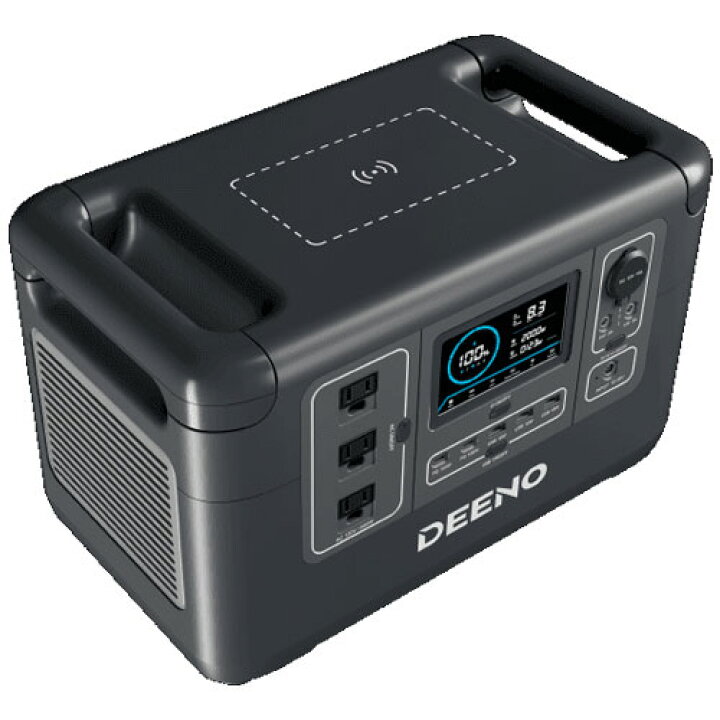 楽天市場】DEENO PS151032 [X1500 ポータブル電源 1036Wh リン酸鉄 
