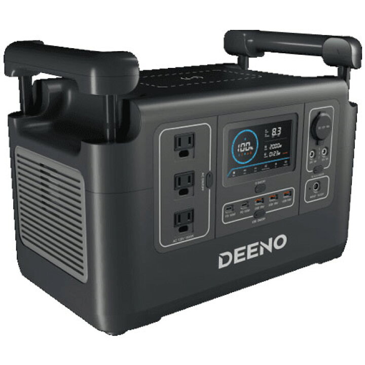 楽天市場】DEENO PS151032 [X1500 ポータブル電源 1036Wh リン酸鉄 