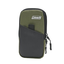 【 Coleman スマホポーチ 】 メンズ リュックにつける おしゃれ 縦型 スマホ ポーチ カラビナ マルチケース 6.5インチ ベルト コンパクト 軽い 軽量 iPhone アウトドア レディース リュック コールマン ブランド 小物入れ ベルトループ 携帯 シンプル スマホポシェット