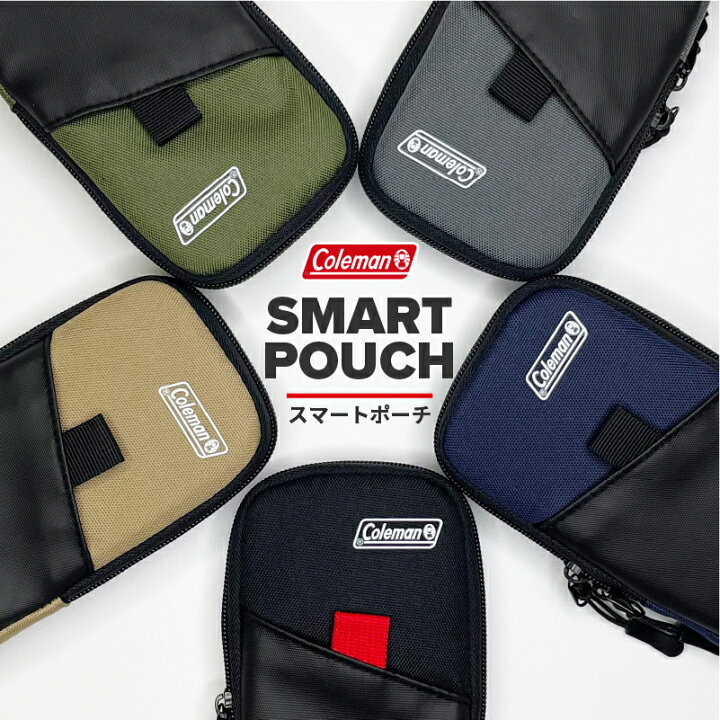 楽天市場 Coleman コールマン ポーチ スマホ マルチケース 6 5インチ ベルト コンパクト コンデジ カラビナ アウトドア Co 8753 Co 8754 Co 8755 Co 8756 Co 8757 エツミ 楽天市場店
