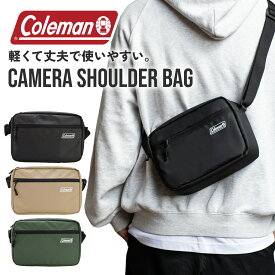 【 Coleman カメラバッグ 】 コールマン カメラ バッグ ショルダー コンパクト デジカメ 一眼レフ ミラーレス ショルダーバッグ カメラケース 軽量 旅行 撮影 斜めがけ メンズ レディース カジュアル おしゃれ ブランド 肩かけ シンプル 仕切り 普段使い スナップ 撥水