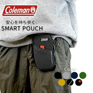 【 Coleman スマホポーチ 】 メンズ リュックにつける おしゃれ 縦型 スマホ ポーチ カラビナ マルチケー…