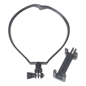 �G�c�~ GoPro�Ή� �l�b�N���X�z���_�[ �u���b�N E-2236