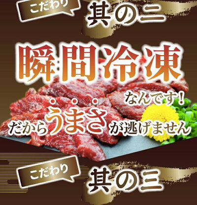 【上赤身の馬刺し500g10人前】<高級品>赤身の中でも上質な部位を使用、あっさりしたお味にご満足いただけます(50gX10袋)【桜肉刺身霜降り】【冷凍】【父の日のギフトに】【お中元】
