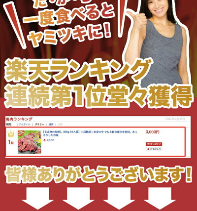 (全品5%還元)送料無料お肉ギフト馬刺し上赤身1kg(50gX20袋)10人前高級品便利な小分けパック楽天ランキング1位