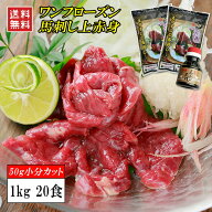 【楽天1位】馬刺し 1kg 50g×20食 上赤身 赤身 1キロ 【ワンフローズン品】 【選べるタレ付き・タレなし…