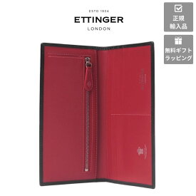 【ETTINGER社正規輸入代理店メーカー保証有】ST953AJR ロングウォレット ジップ式コインポケット付 カーフレザー LONG WALLET WITH ZIP