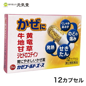 【第(2)類医薬品】カゼゴールドエース12カプセル 置き薬 配置薬 富山 第一薬品工業 ※こちらの商品はお一人様1箱限りとなります