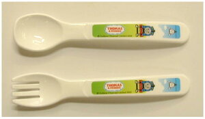子供食器 スプーンとフォークのセット トーマス 0.02kg