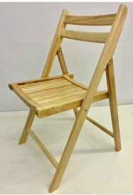 木製　折りたたみ椅子　木座ナチュラル　4．1kg[NO.367 ナチュラル]背もたれあり　チェアー