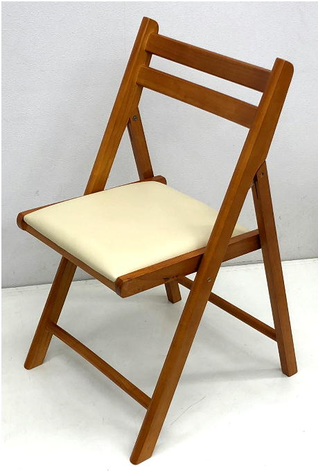 希望者のみラッピング無料 木製 折りたたみ椅子 レザー座ブラウン 往復送料無料 ５．０kg ブラウン NO.368 チェアー 背もたれあり