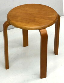 木製　丸椅子　ブラウン　2．2kg背もたれなし　チェアー