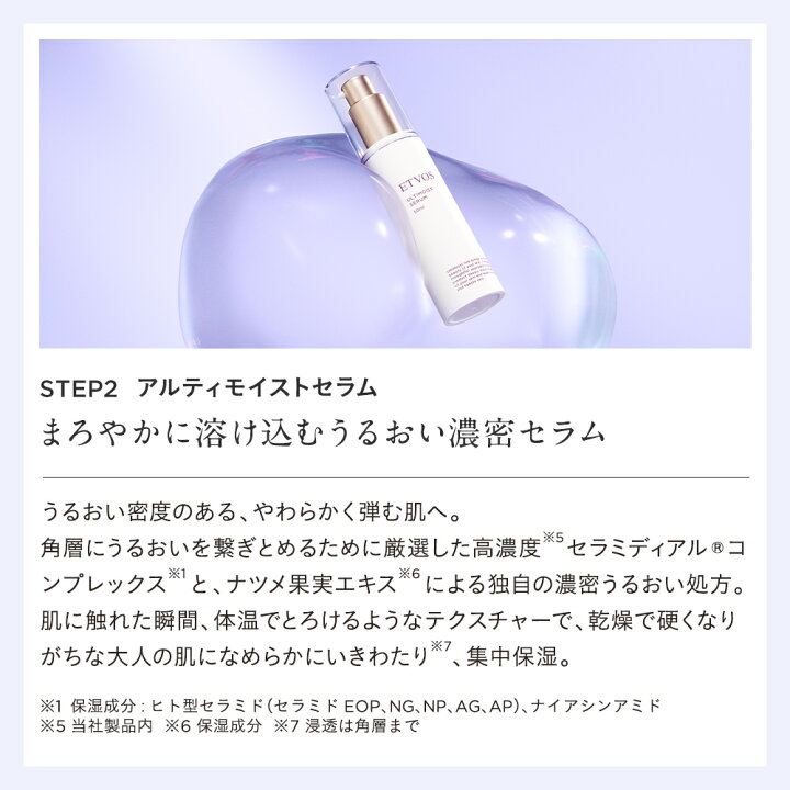 楽天市場】エトヴォス 公式( ETVOS ) 美容液 化粧水 スキンケアセット 