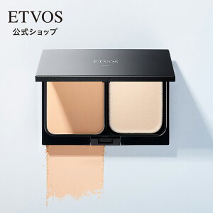 ≪エントリーでポイント最大15倍!≫エトヴォス 公式( ETVOS ) SPF21 PA+++ ファンデーション ファンデ プレスト セミマット 石けんオフ 敏感肌 UV 毛穴 「ミネラルエアリータッチファンデーショ