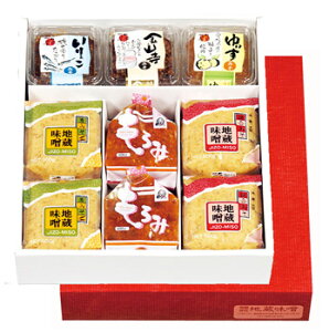 【 地蔵味噌 ギフトセット G-95 】 麦みそ 調合みそ 500g もろみ 甘酒 いりこみ ゆずみそ 100g 味噌 みそ 米糀 麦麹 麹 裸麦 麦 調合 いりこ ゆず 柚子 愛媛 贈答 贈り物 味噌 調味料 国産 大豆 ごは