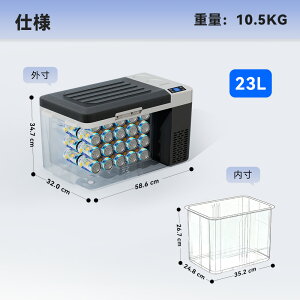 EUHOMY �ԍڗ①�� 23L/30L �|�[�^�u���①�� -20���`10�� �}���Ⓚ USB�o�̓|�[�g���� �X�}�z�ȂǏ[�d�\ �Œ�p���t�� LED�ɓ��� MAX/ECO���[�h 3WAY�d���Ή� AC100V DC12V/24V �ȃG�l 42dB�É� �L�����v 
