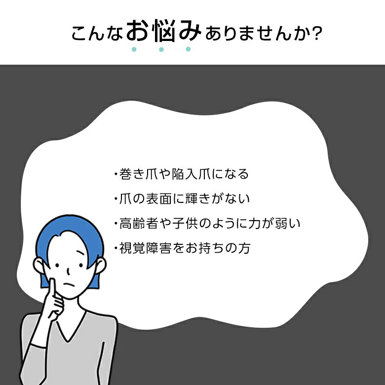 【20:00〜2h半額クーポン】電動爪切り 爪磨き つめきり 静音 LEDライト 急速充電 安全ロック 誤動作防止 赤ちゃん 介護 高齢者 母の日 (3) - メイン画像 2