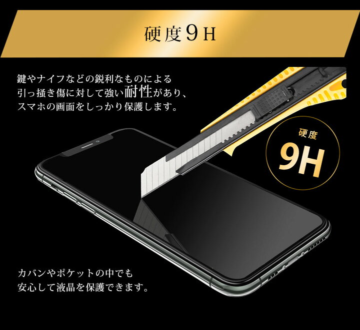 楽天市場】【2点購入で40％OFFクーポン対象】iPhone ガラスフィルム 