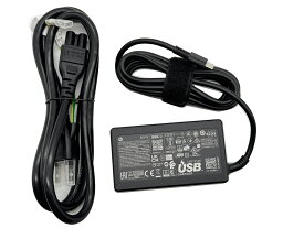 純正 HP 65W USB-C Type-C ACアダプター PD充電器 ProBook EliteBook Spectre対応 TPN-DA20 TPN-LA12 TPN-LA22 電源コード