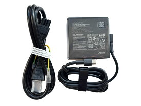純正 ASUS USB-C 90W ACアダプター 20V 4.5A PD対応 ADP-90RE B A21-090P2A Type-C ROG X13 GV301RE Vivobook S 14X 15 16X 対応 PSE 電源ケーブル付