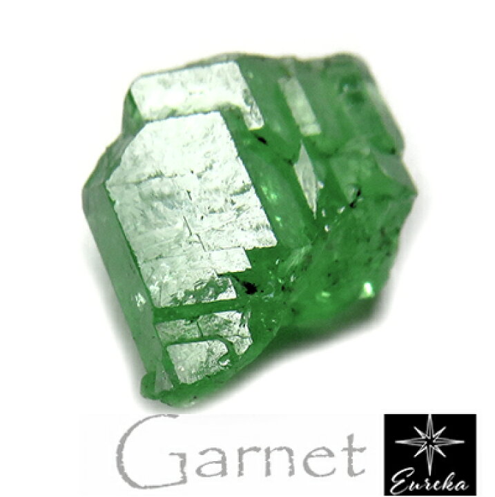 楽天市場】ガーネット グリーンガーネット 結晶 原石 3.4ct 