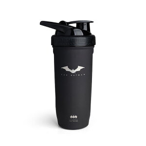 『スマートシェイク リフォース バットマン ザ バット 900ml ステンレススチール』<DC Comics Shakers Reforce Batman The bat 30oz>【DCコミックス ステンレス ボトル プロテイン シェイカー 軽量 マイボ