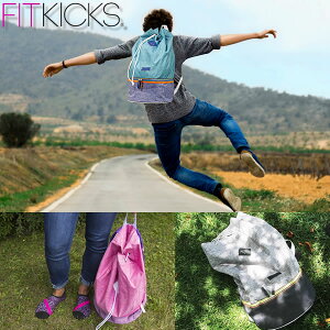 �wFITKICKS �t�B�b�g�L�b�N�X �X���[�o�b�N�o�b�O�x�y�X�|�[�c �����j���O �E�H�[�L���O �y�� �o�b�O ��e�� �����b�N �W�� ���W���[ �A�E�g�h�A �C �v�[���z