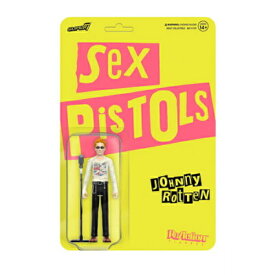 Sex Pistols Johnny Rotten（ジョニー・ロットン） ReAction Figures Wave 1 SUPER7 / スーパー7 リアクション フィギュア トイ ホビー おもちゃ アメリカ雑貨 アメリカン雑貨 セックスピストルズ パンクロック UK