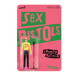 Sex Pistols Johnny Rotten（ジョニー・ロットン） ReAction Figures Wave 2 SUPER7 / スーパー7 リアクション フィギュア トイ ホビー おもちゃ アメリカ雑貨 アメリカン雑貨 セックスピストルズ パンクロック UK