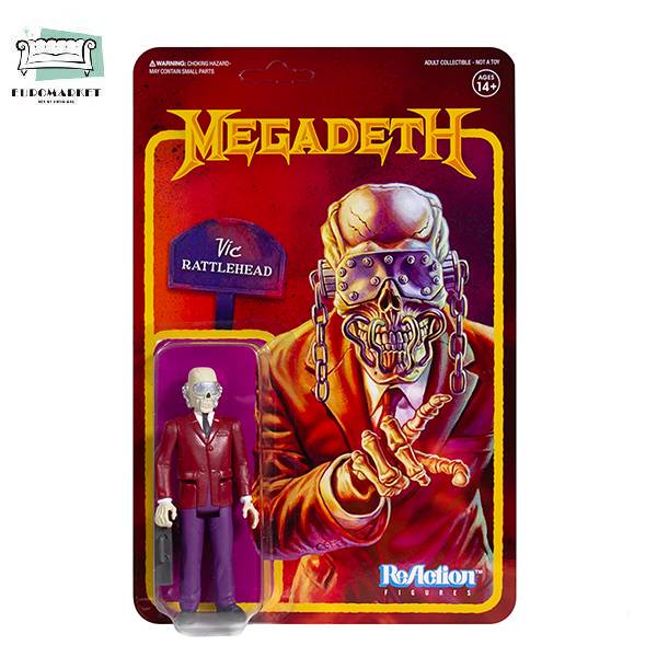楽天市場】MEGADETH（メガデス）Megadeth Vic Rattlehead ReAction