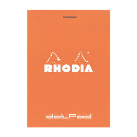 【dotPad No.12】ブロック ロディア ドットパッド オレンジ　dotPad BLOC RHODIA【8.5×12cm】