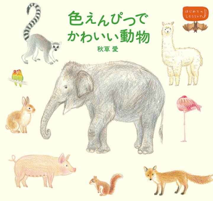 楽天市場 色えんぴつでかわいい動物 色鉛筆 書き方 イラスト テキスト 簡単 かわいい 練習 秋草 愛 Euro Style Enjo正規取扱店