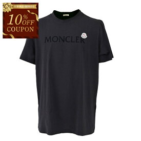 モンクレール MONCLER Tシャツ 8C000 22 8390T 999 ブラック メンズ 【好評につき再入荷】 【10％OFFクーポン対象 期間限定】