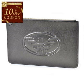 【10％OFFクーポン 期間限定】　エンポリオ アルマーニ EMPORIO ARMANI フラットケース Y3H093 YH18A 80233 グレー メンズ レディース