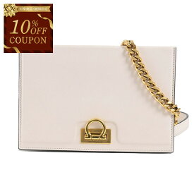 【10％OFFクーポン対象】 サルヴァトーレ フェラガモ Salvatore Ferragamo ショルダーバッグ 21I138 730355 ベージュ レディース