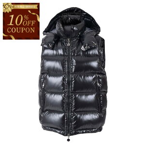 モンクレール MONCLER ダウンベスト BORMES 999 ブラック メンズ