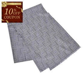 【10％OFFクーポン 期間限定】　フェンディ FENDI ストール FXS726 APW7 F0QA2 グレー メンズ レディース 2024年秋冬新作 2024AW