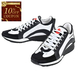 y10OFFN[| ԌzfB[XNGA[h DSQUARED2 Xj[J[ SNM0299 13220001 Legendary Sneaker M072 zCg 2024Nt Y