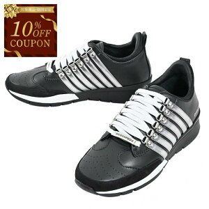 y10OFFN[| Ԍz@fB[XNGA[h DSQUARED2 Xj[J[ SNM0300 01507225 Legendary Sneaker M1361 ubN 2024NtĐV 2024SS Y